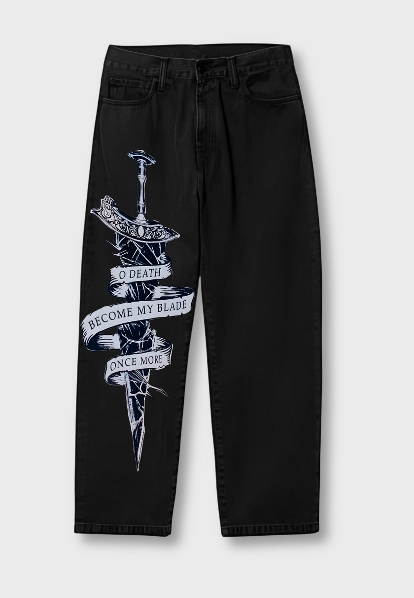 Warrior’s Oath Black Jeans