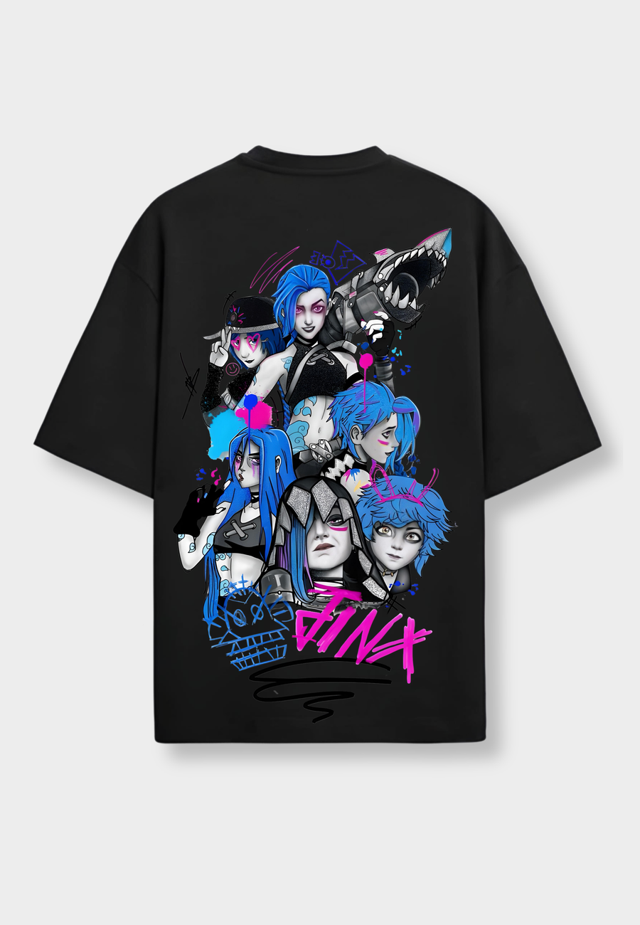 League of Legends Jinx Oversized Tee