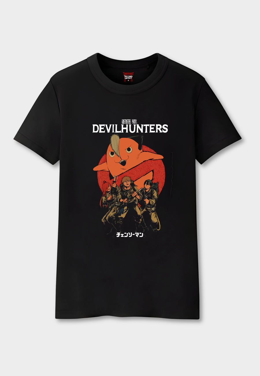 Devil Hunter Ghostbuster Style T-Shirt