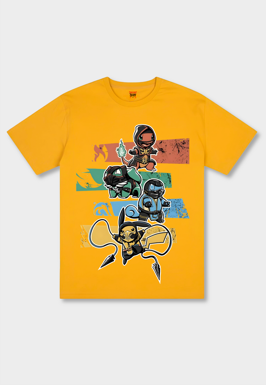 Pokemons Inspired Yellow Tee