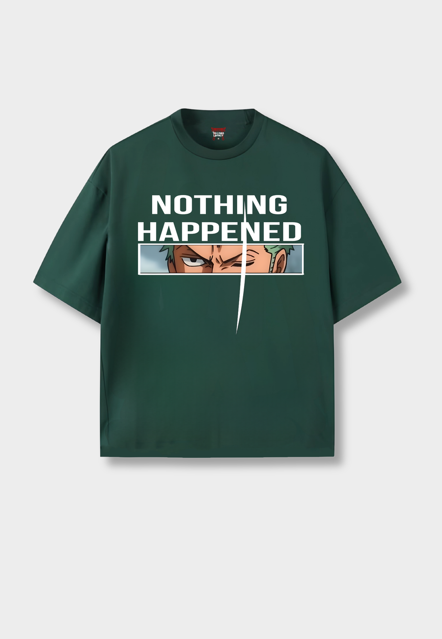 Nothing Happened –Zoro Oversized Tee