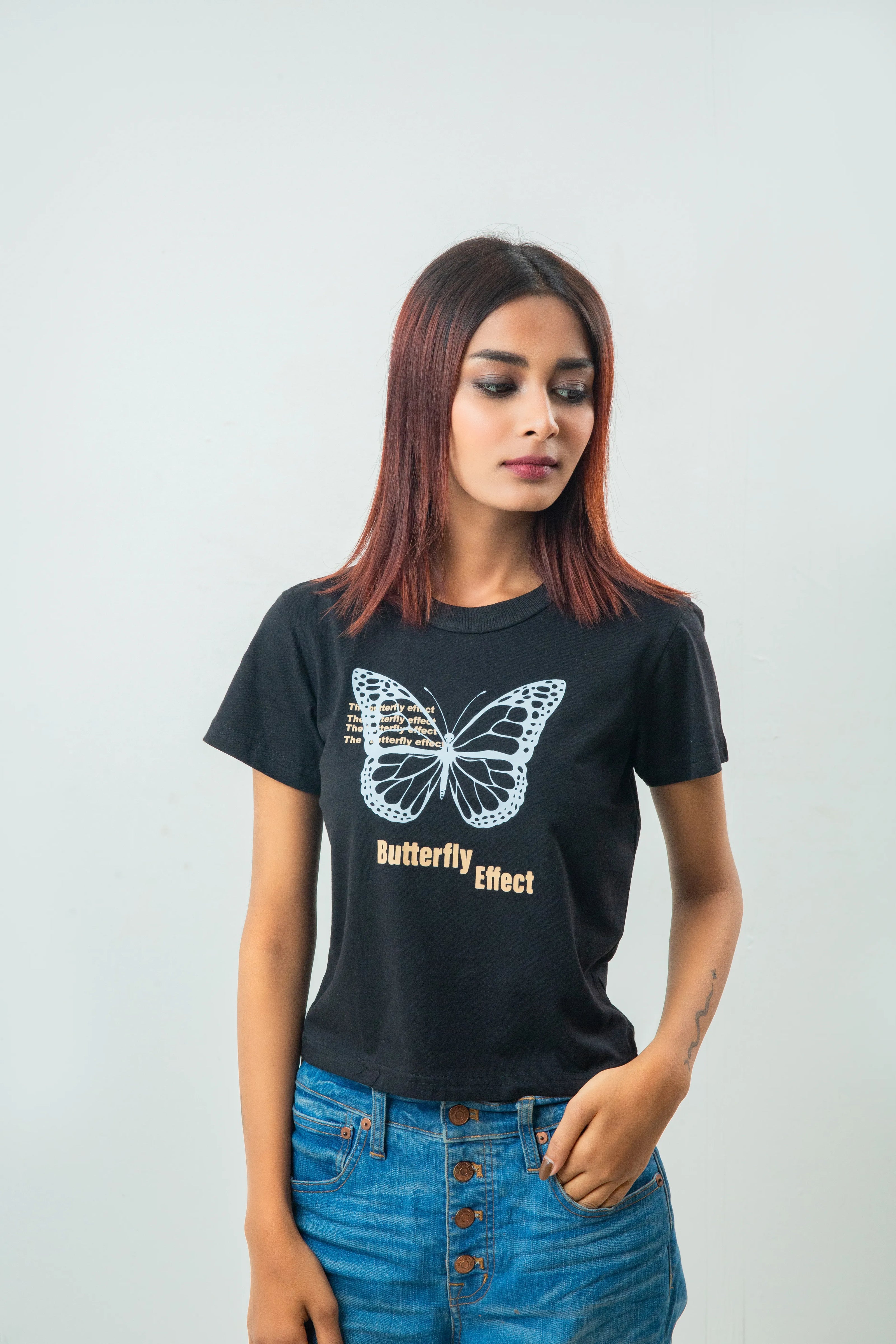 Butterfly Effect Printed T-Shirt