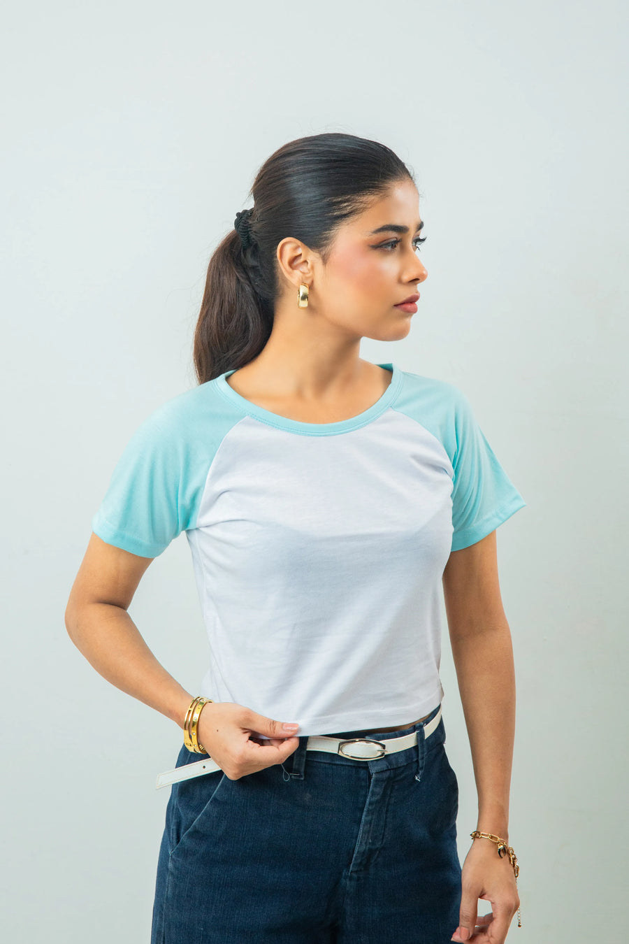 Round Neck Reglan T Shirt