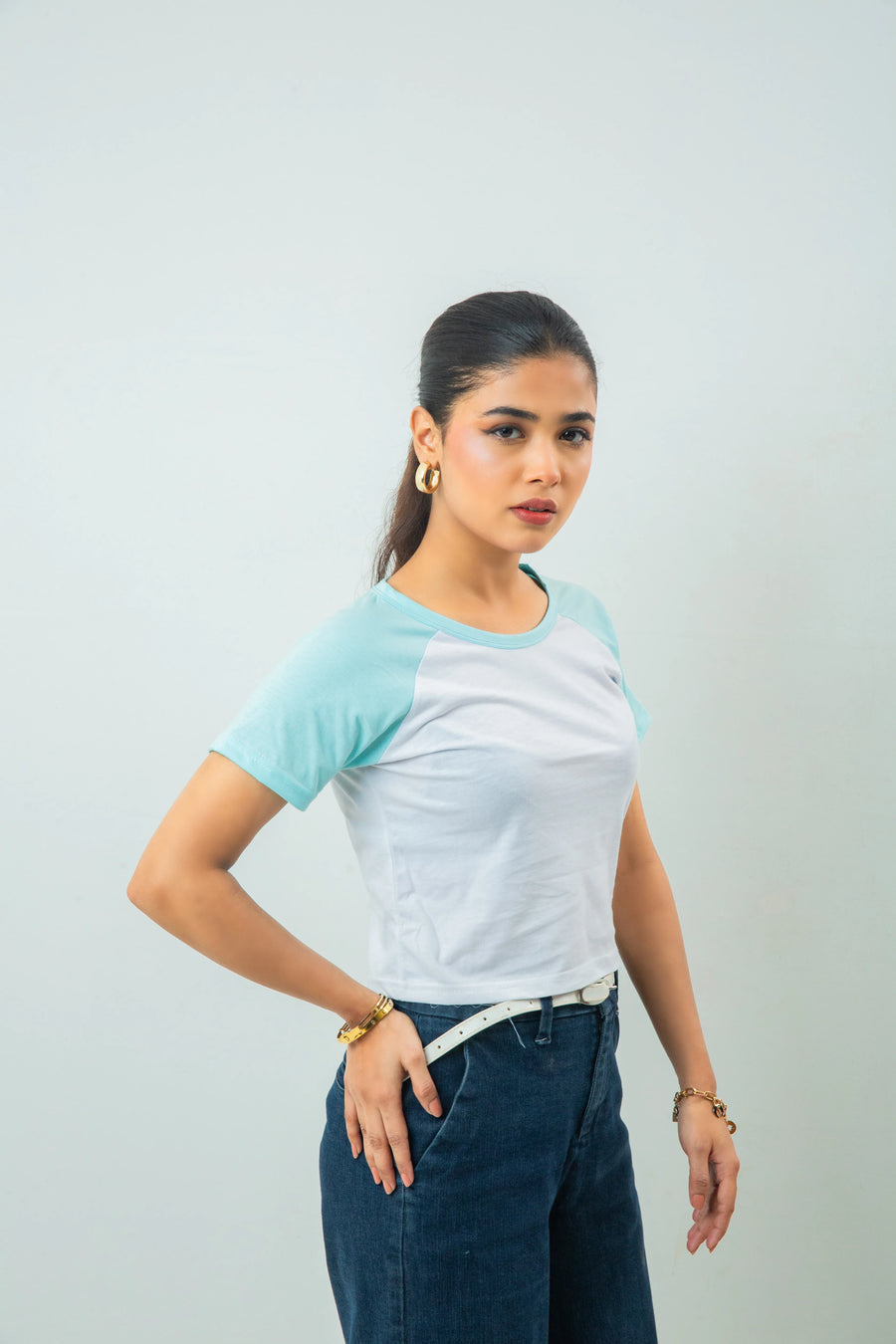 Round Neck Reglan T Shirt