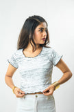 Lecture Trim Ribbed Crop Top