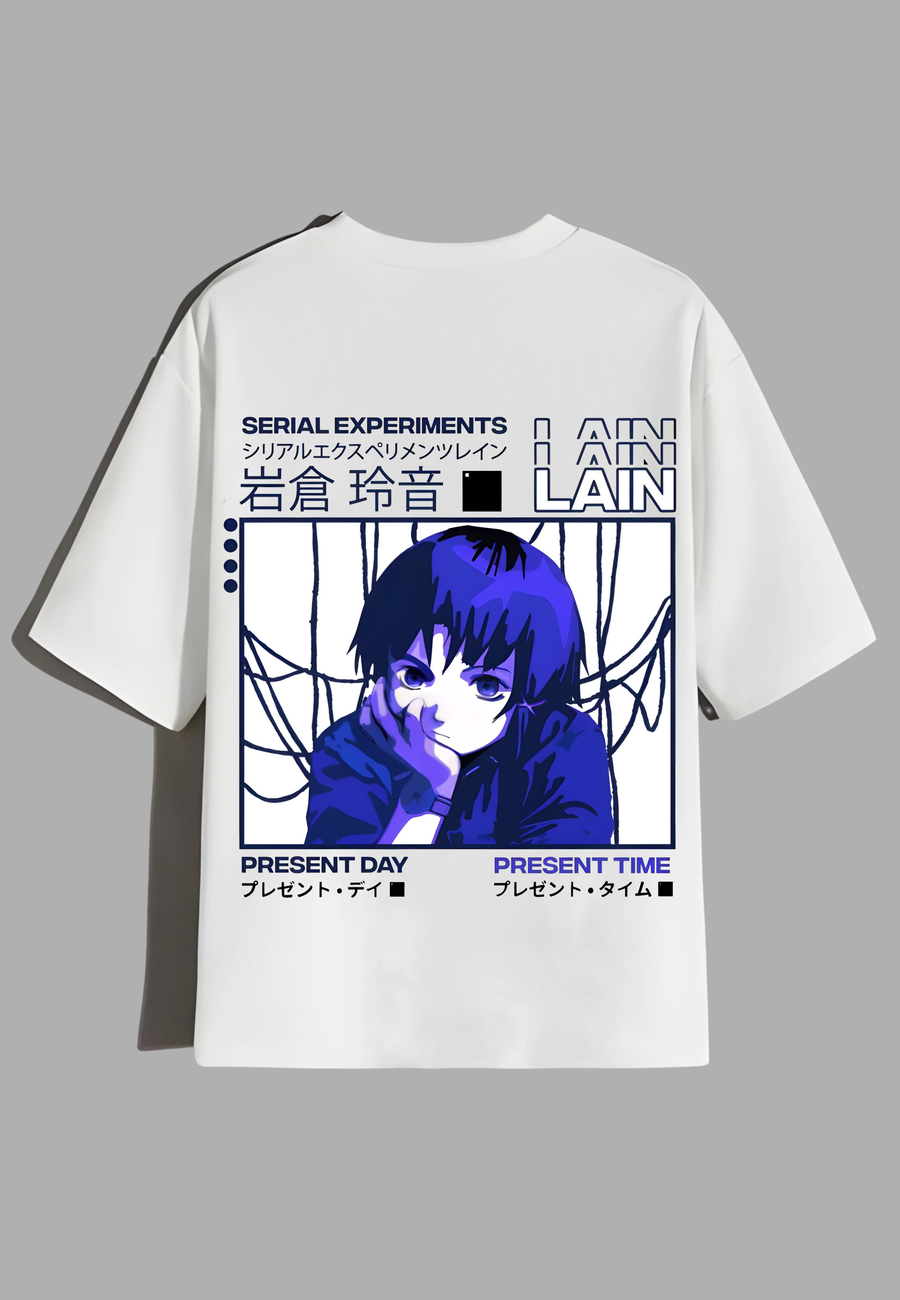 Lain Wired Oversized Tee