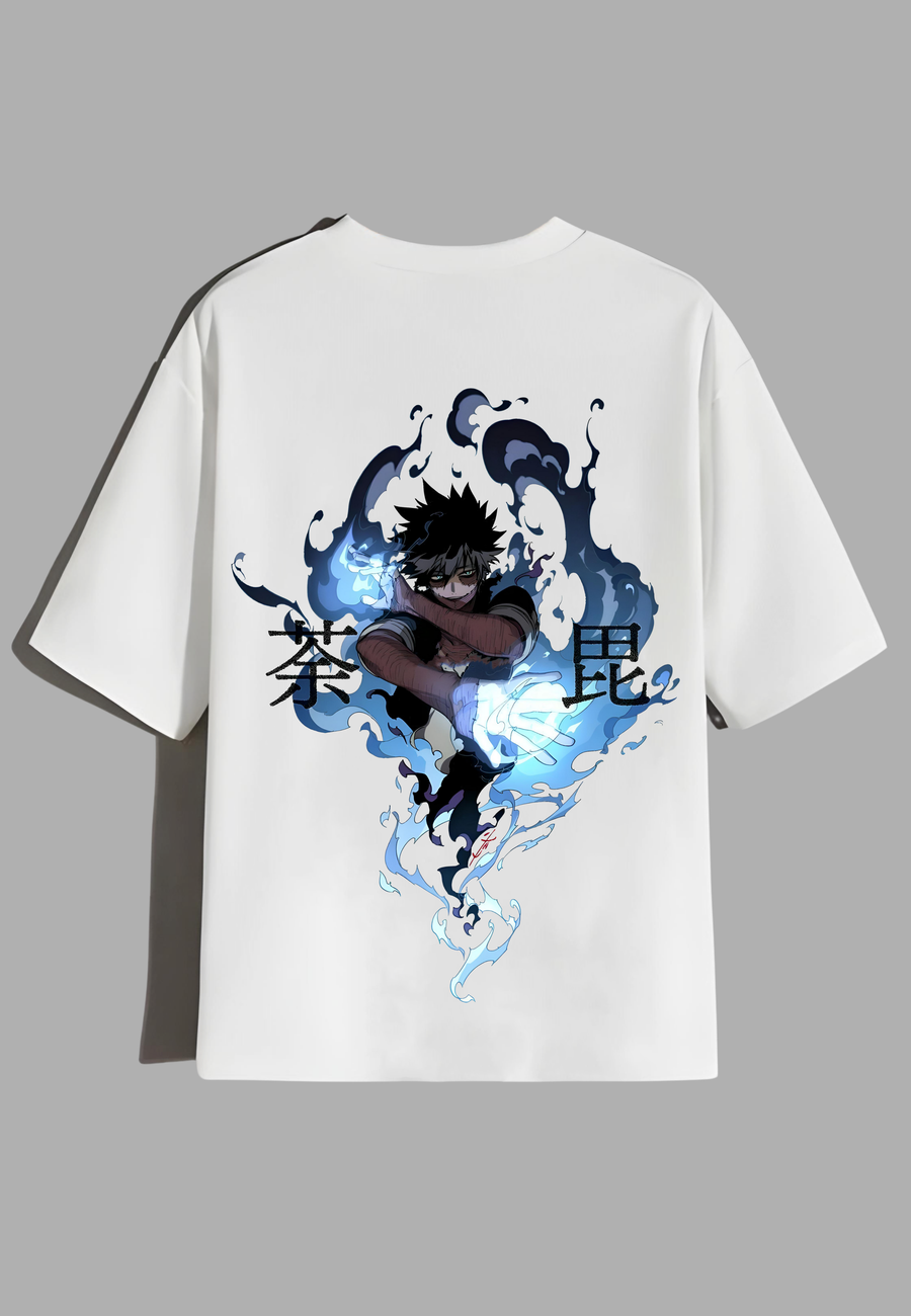 Burning Revenge Dabi Oversized Tee