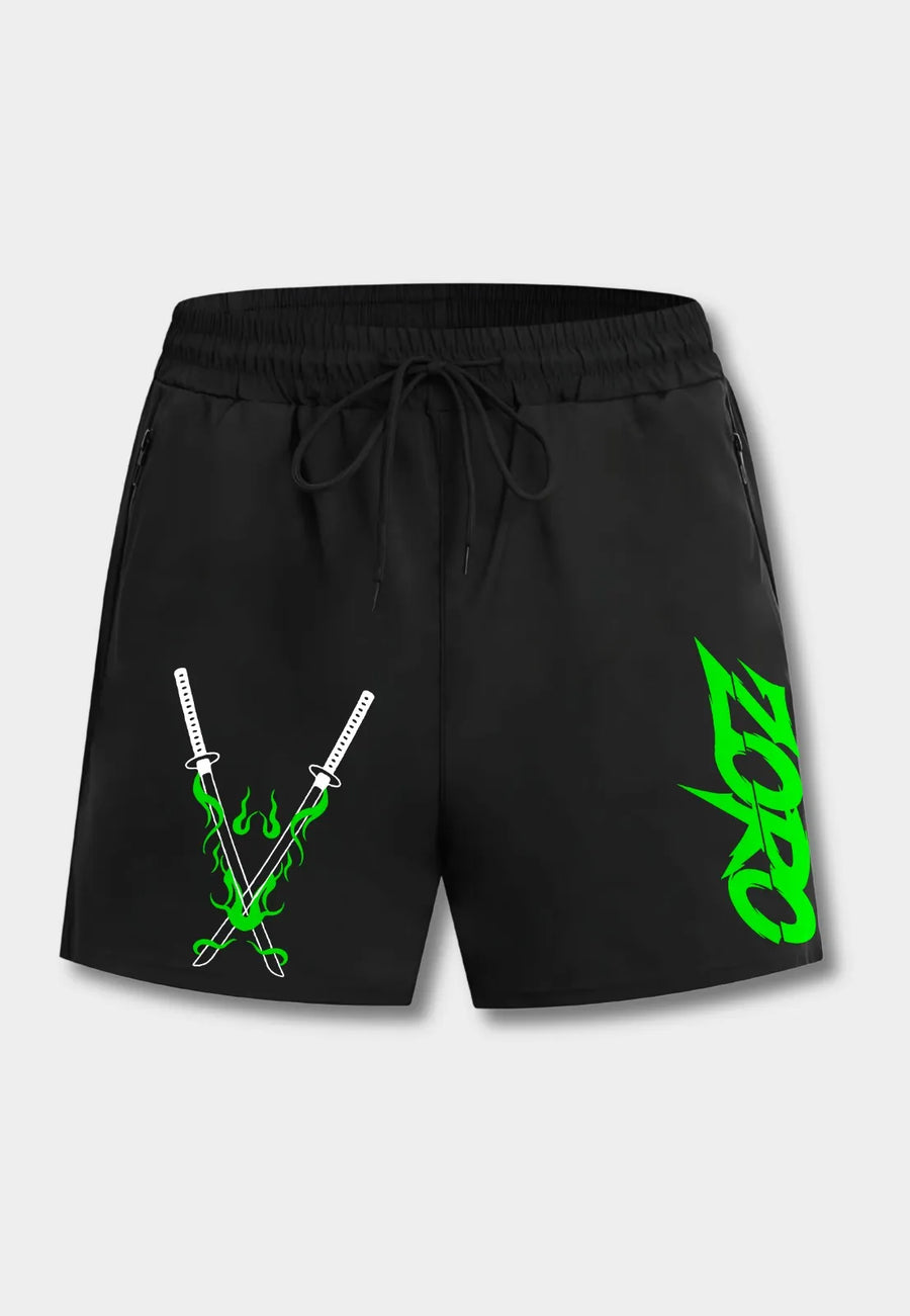 Zoro Subtle Minimalist Shorts – Black