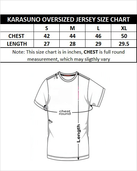 Karasuno - 10 Oversize Jersey