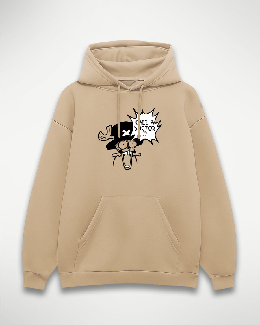 Chopper Beige Hoodie